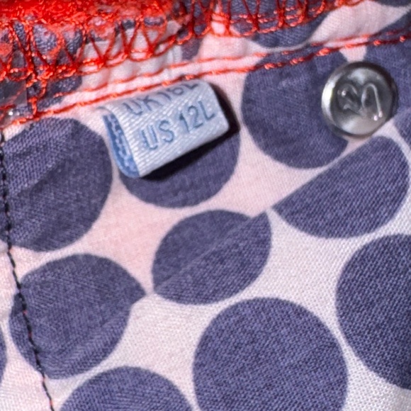 EUC Boden Red Orange Coral Straight Leg Skinny Jeans Size 12L 12 Long Tall - Picture 4 of 8